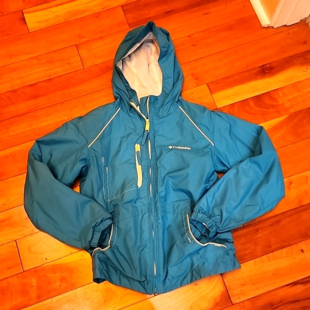 Turquoise Columbia jacket. Sz 10/12